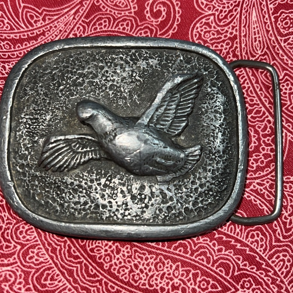 Vintage belt buckles. Tony Lama, Quail, Morgan horse, hunting, Austin Nichols - Picture 6 of 9